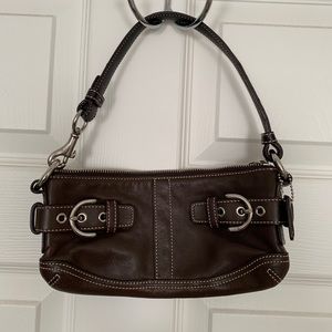 Brown Leather Coach Purse